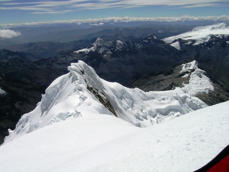 Climbing Nevado Tocllaraju