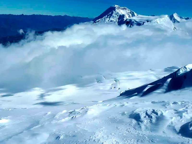 Climbing Nevado Copa