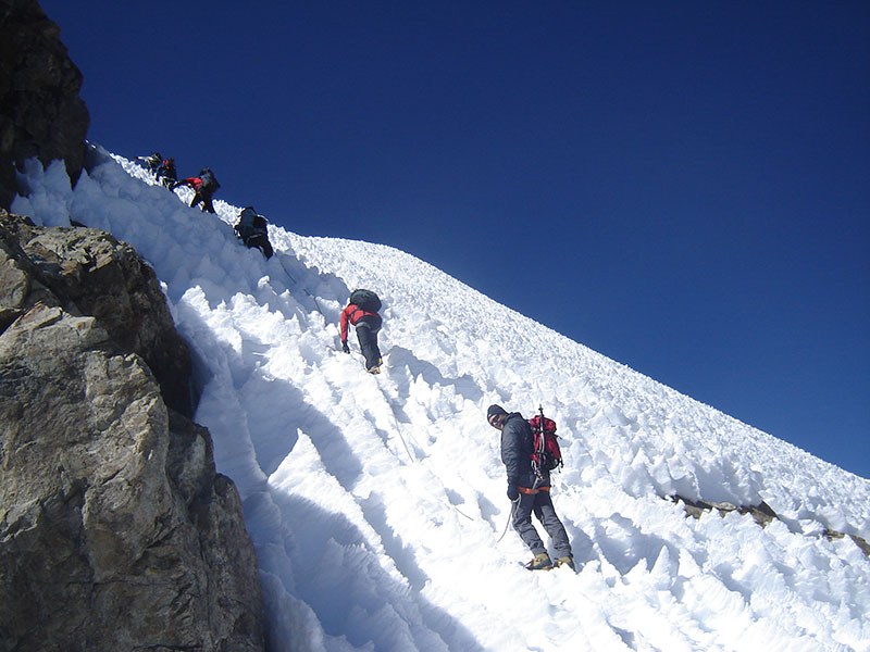 Climbing Diablo Mudo